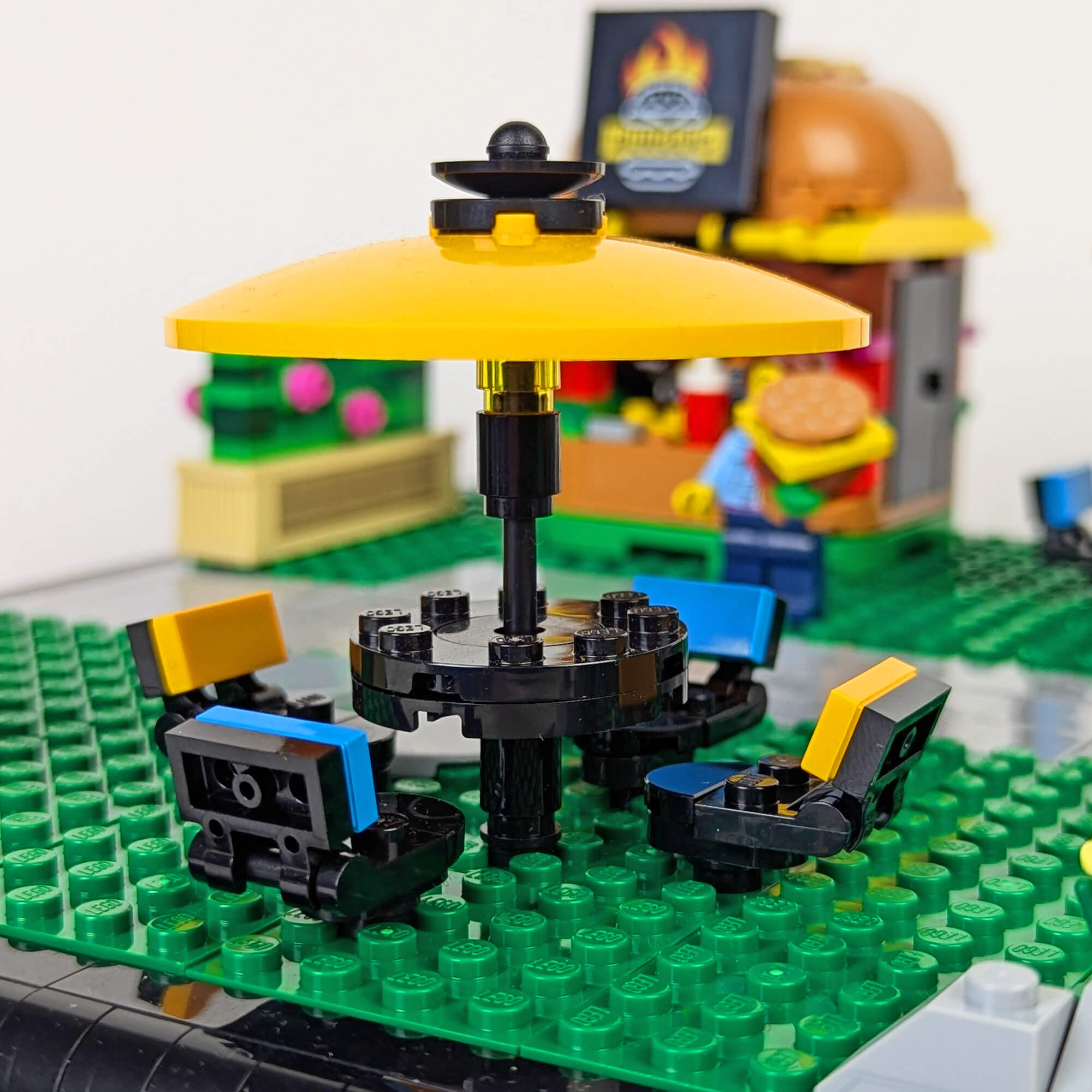 Picnic Table Set - Custom Brick Built Set - Made Using LEGO® Parts